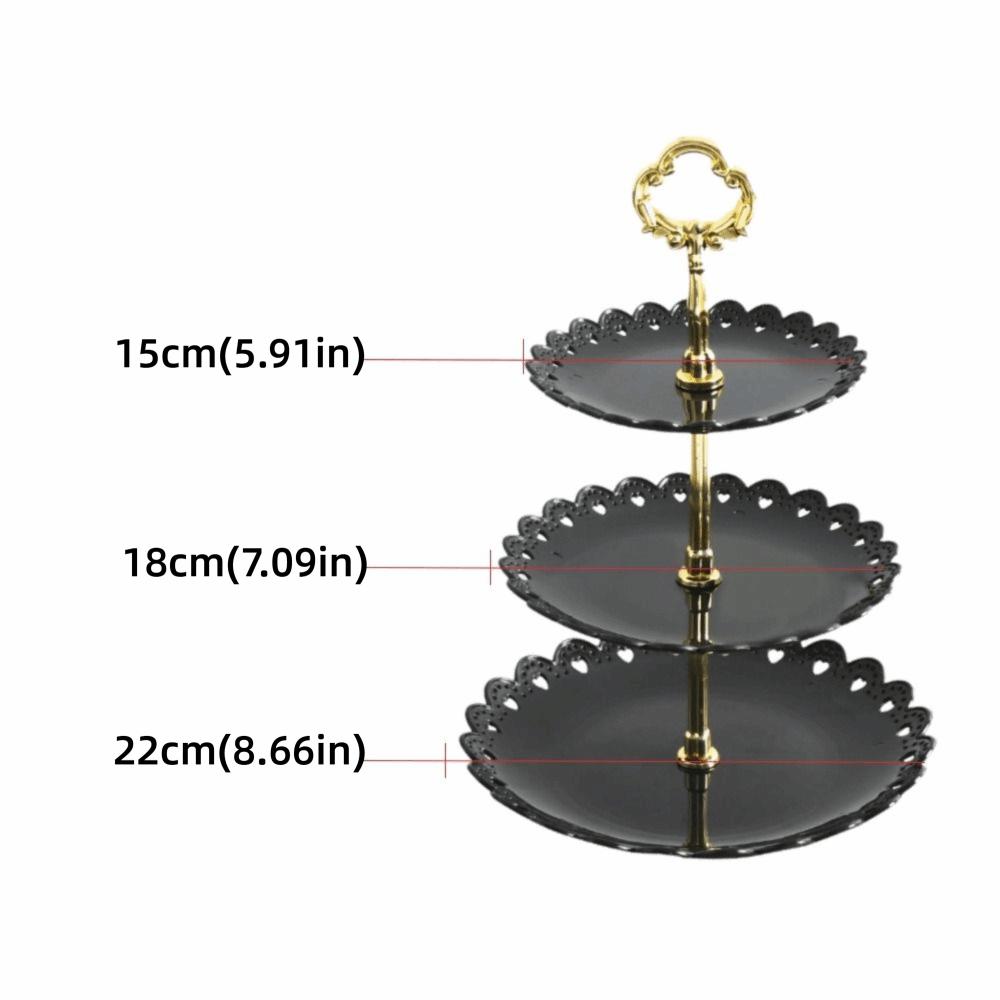 Plastic Fruit Tray Rack Removable Pastry Stand Dessert Plate Stand Pastries Cupcakes Snacks