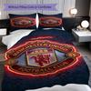 Manchester Glory Bedding (1 * duvet cover + 2 * pillowcase, without core) 2D Flat Bedding set Christmas birthday gift Duvet cover and pillowcase