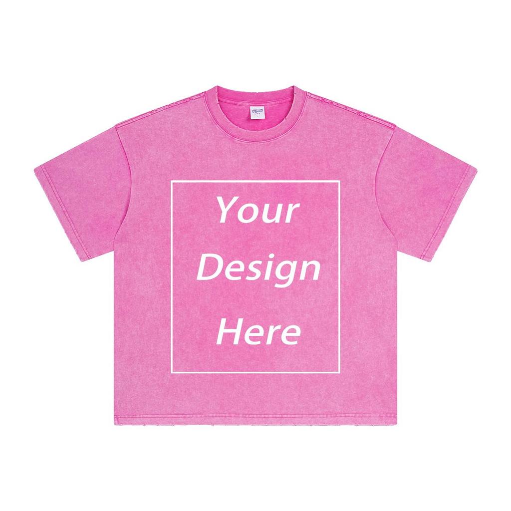 275 г/м² 100% хлопок стираная футболка с индивидуальным рисунком принт мужские футболки персонализированная футболка