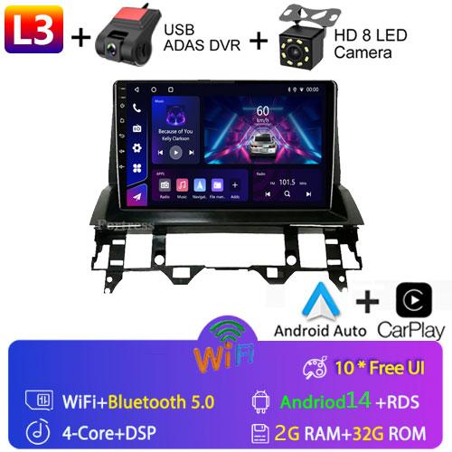 Ndroid 13 для Mazda 6 2002 - 2008 Мультимедиа Навигация GPS Видео Автомагнитола Плеер Стерео Carplay Монитор Радио Экран ТВ