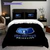 Memphis Grizzlies Bold Bear Spirit Three-piece set(1 * duvet cover + 2 * pillowcase, without core)Christmas birthday gift Duvet cover and pillowcase