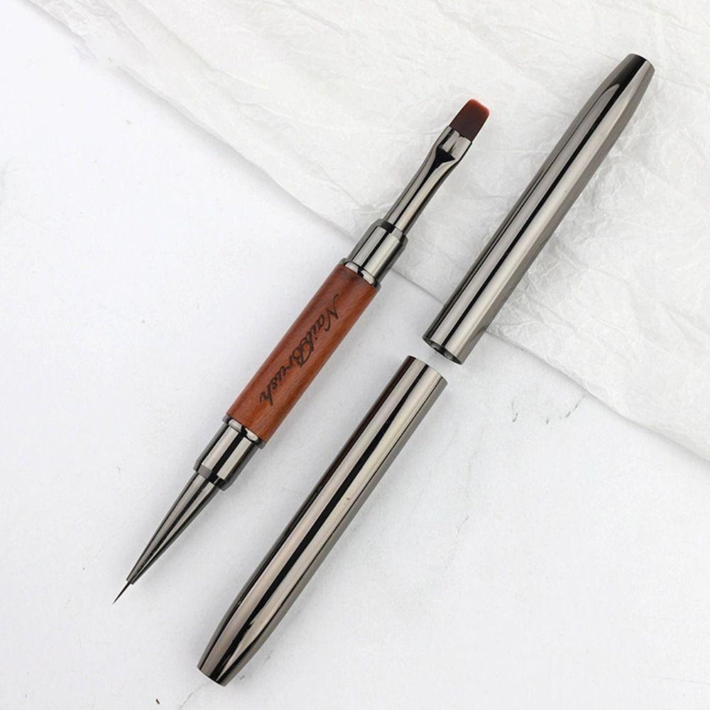 Professional Nail Liner Brush Dual-ended UV Gel Brush Nail Art Painting Pen  Gel Nail Application