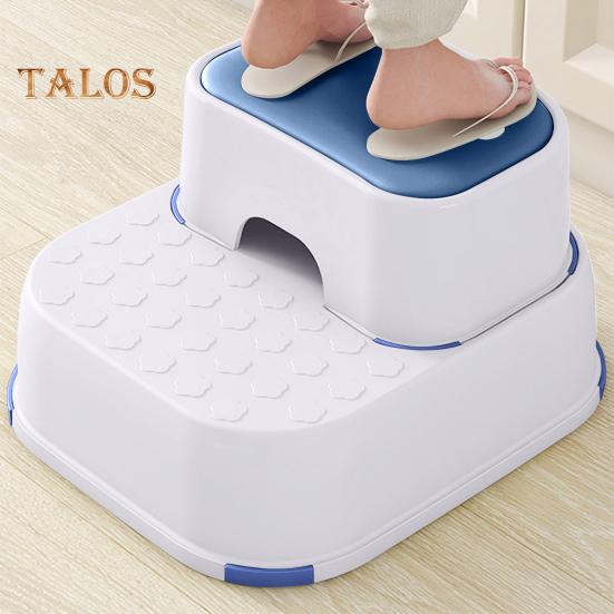 Табурет для малышей с двойной ступенчатой ​​блокировкой Табурет для малышей с функцией хранения игрушек Нескользящие резиновые ножки Приучение к горшку Табурет для приучения к горшку для мальчиков