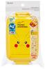 Skater Lunch Single Made in Pokemon Pikachu Face RBF3ANAG Kids' Box, Tier, 450ml, Dome-Shaped, Antibacterial, Japan, 23,