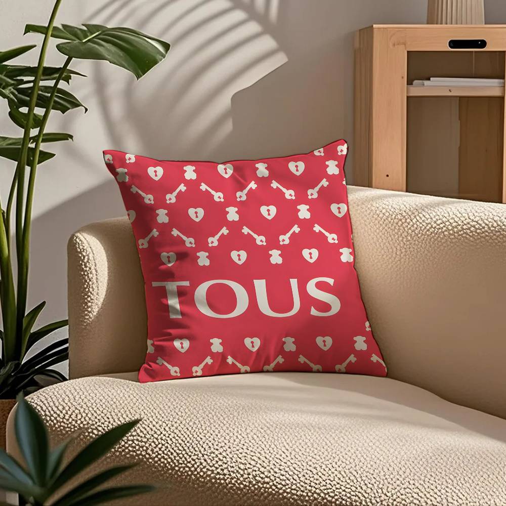 CRAFTED WITLOVE Наволочка T-touS-s Уют Диван-кровать Шелковистая элегантная Скрытая молния Индивидуальная Декоративная наволочка