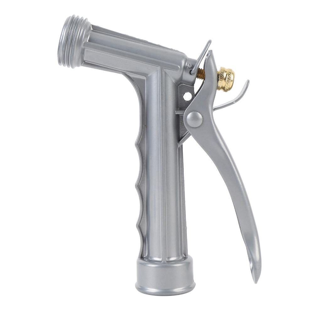 Zinc Alloy Garden Hose Nozzle High Pressure Adjustable Pressure Nozzle  Watering Plants