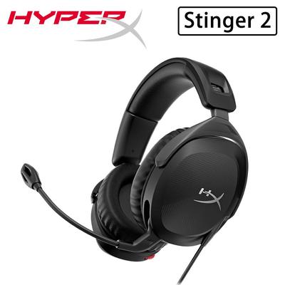 HYPERX Cloud Stinger 2 — игровая гарнитура, DTS, легкая полноразмерная гарнитура с микрофоном, функцией поворота и отключения звука, 50-мм излучатели, совместимость с ПК