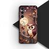 Protective Cover for Samsung Galaxy S24 S25 S23 FE Ultra Plus S7 Edge S25+ S23+ A56 5G Casing Phone Case Cartoon Owl Anime