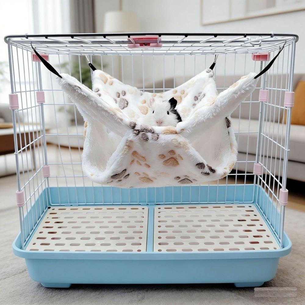 Thicken Warm Small Animal Sleeping Bag Double-layer Pet Rat Nest Squirrel Hanging Bed  Winter Use