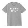 MASH 4077-я футболка с потертостями для мужчин Винтажный стиль Принт винтажный Стирка винтажная Мягкая Повседневная Удобная Слегка эластичная Дышащая
