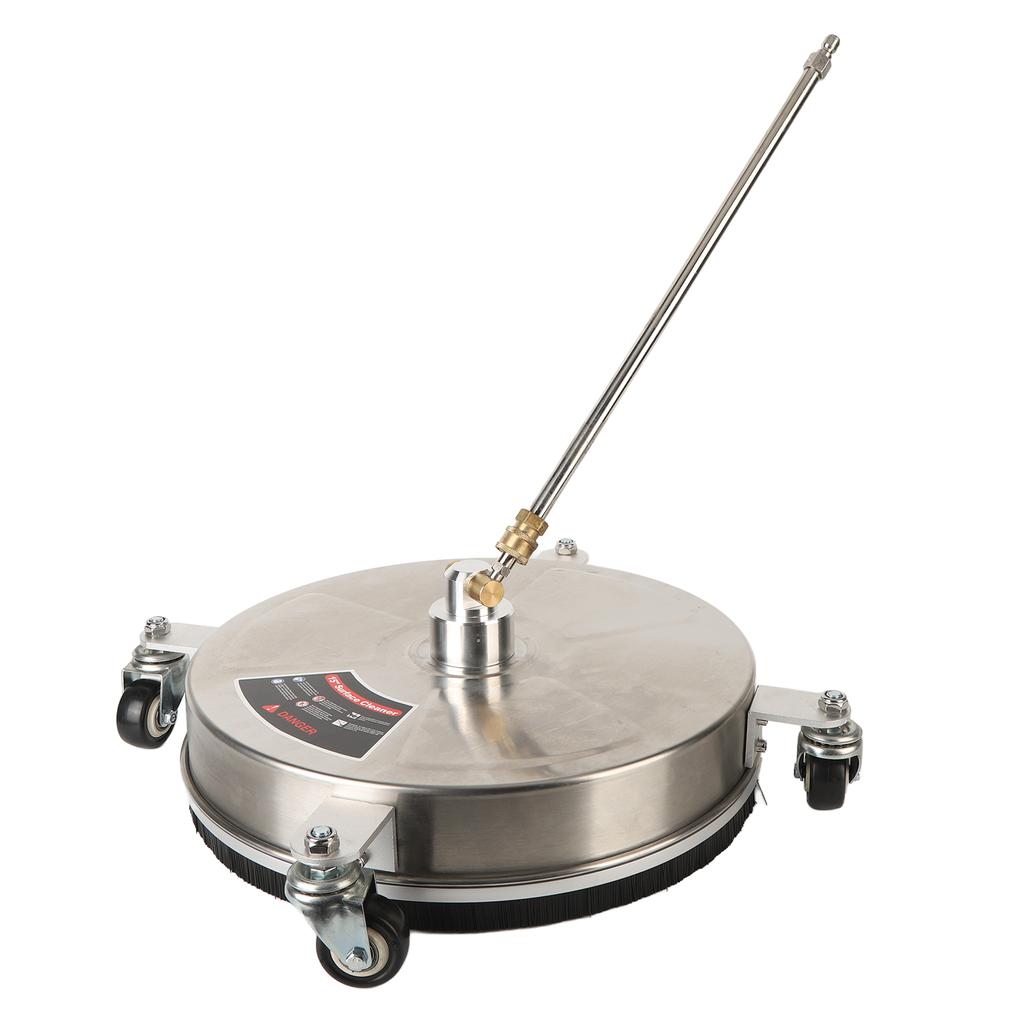 15-дюймовый очиститель высокого давления для поверхностей, профессиональный очиститель поверхностей 4000 фунтов на квадратный дюйм с 4 колесами 1/4 дюйма