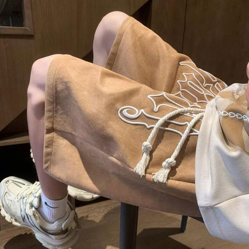 Шорты мужские летние новые спортивные свободные модные брендовые универсальные пляжные брюки с пятью точками