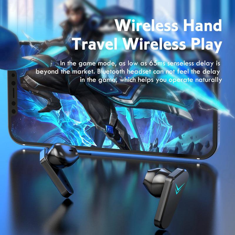 X15 TWS Беспроводные наушники с сенсорным управлением Bluetooth5.1 Наушники без задержки с шумоподавлением Игровая гарнитура для киберспорта с микрофоном