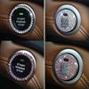 Кнопка запуска зажигания автомобиля, алмазные стразы, 3D металлические наклейки, декор, авто, мотоцикл, универсальный, блестящий декор в один клик