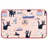 Senko Delivery Service Jiji and the Seaside Fluffy Boa 50 X 80 48520 Kiki's Mat, Approx. Cm, Pink,