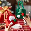 Фетровый мешок Рождественский подарок Носки Мультяшный декоративный подвес Подарочный мешок Рождественская елка Лось Нетканый мешок