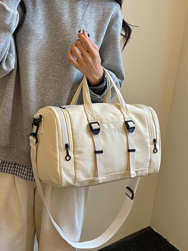 Women's Lightweight Travel Sports Bag: Large Capacity Hand-Carry for Short Business Trips & Fitness
