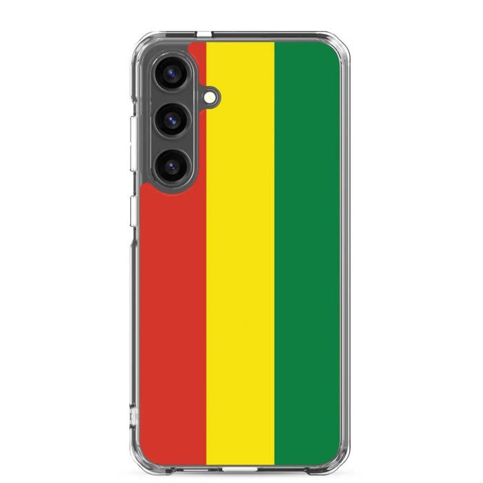 Coque Téléphone - Samsung - Galaxy S24 Ultra - Drapeau Bolivie - Souple - Multicolore