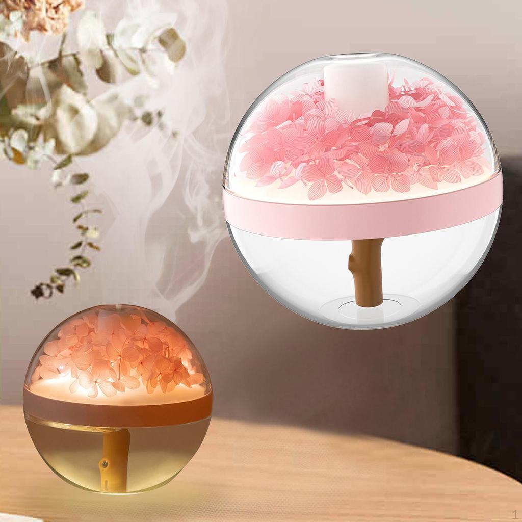 Мини-ароматический диффузор 270 мл, беззвучный с ночником, для офиса, тумбочки, спальни