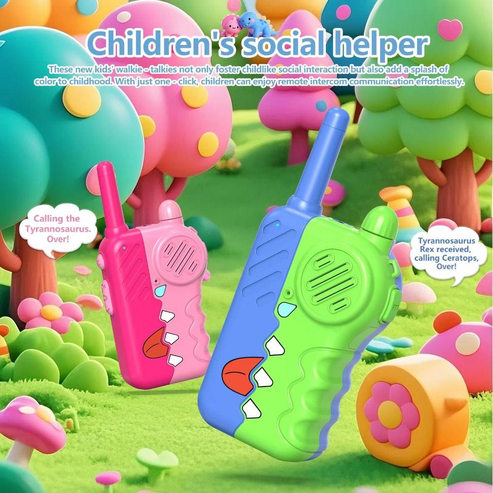 Drop-Proof Design 2 Way Communication Device with Flashlight Wireless Cartoon Pagers Outdoor