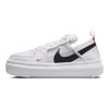 Court Vision Alta TXT White Sea Coral Женские кроссовки черные CW6536-103