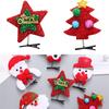 Cartoon Christmas Hair Clip Festival Headwear for Woman Kids Bangs Taking Photo Shopping Travel Anti-Slip