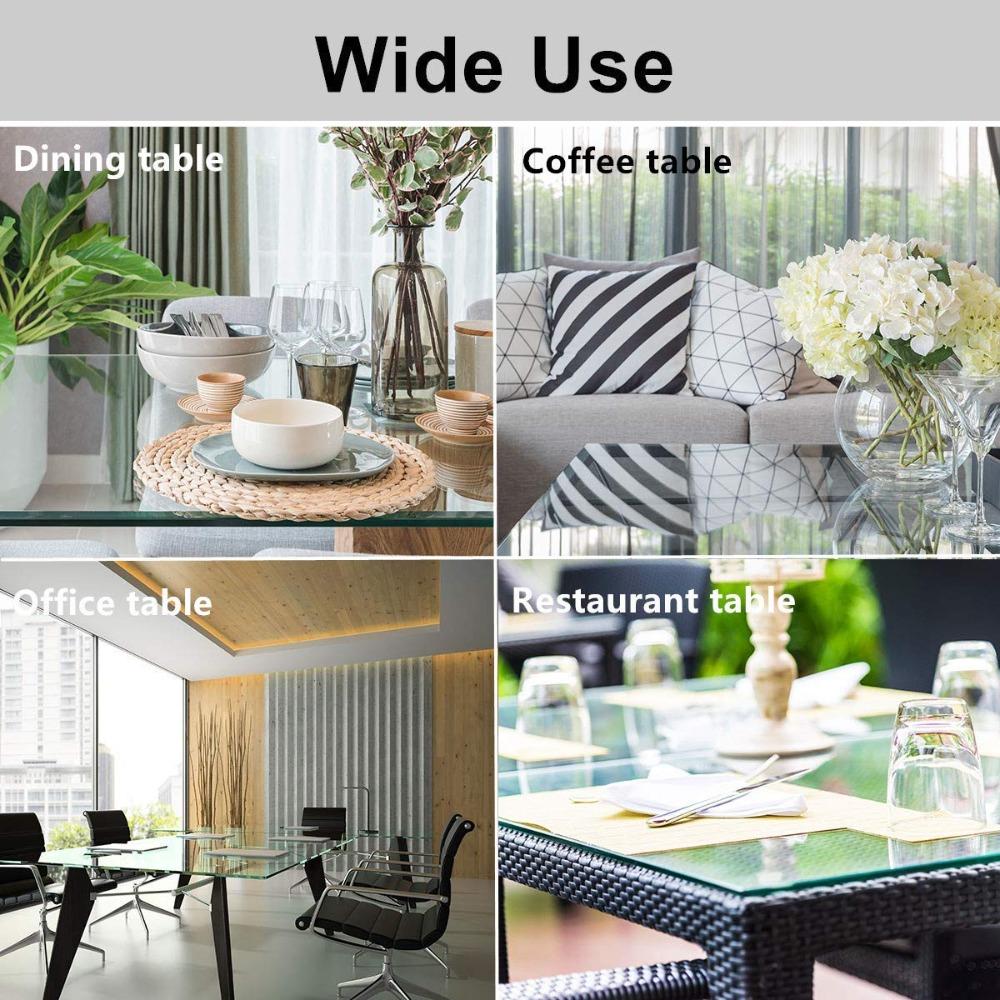 Прозрачные стеклянные противоскользящие накладки на столешницу Круглые под стеклянные накладки Противоскользящие стеклянные бамперы для столешницы