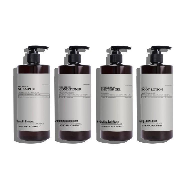 Цитрусово-древесный 500 мл Спа Шампунь и гель для душа для отелей, B&B, спортзалов - Уход за волосами и лосьон для тела