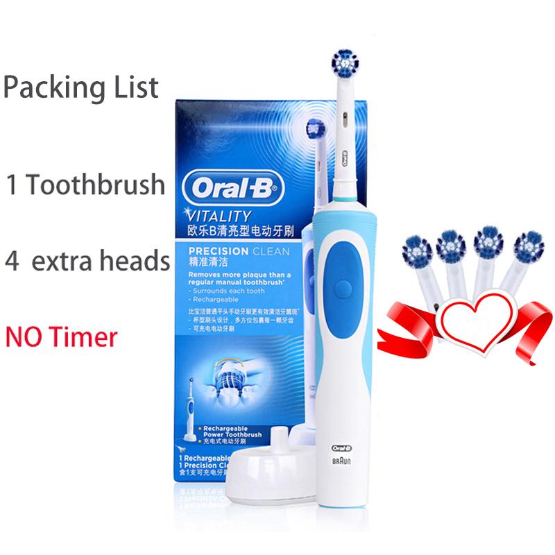 Оригинальная электрическая зубная щетка Oral B серии D12, щетка для зубов с вращением, прецизионное чистое отбеливание зубов, щетка для ухода за деснами