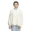 Adidas KWY03 Jersey Loose Wrinkled Nylon Woven with Brushed Tricot Ivory Size Men's Top, Wording, Fit, Lining, (JN9956), J/M
