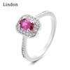 Классическое кольцо Lindon из медного сплава с цирконием, женские ювелирные изделия, свадебный подарок для вечеринки