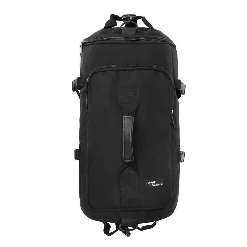 Trendy and cool large-capacity backpack, outdoor sports and fitness bag, simple and casual universal shoulder travel bag