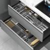 Movable Partition Retractable Drawer Storage Box Silverware Expandable Utensil Tray  Chopsticks