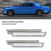 Для 2015- Dodge Challenger Линза Прозрачный Светодиодный Маркер Заднего Бампера Боковой Габаритный Фонарь