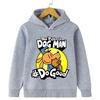 Fall and Winter Children's Comfortable Warm Hoodie Cartoon Fun Dog Man Print Boys Girls Casual Fashion Long Sleeve Top