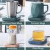 Mug Heater Coffee Mug Cup Warmer USB Milk Tea Water Heating Pad Cup Heater Warm Mat Constant Temperature Coaster USB