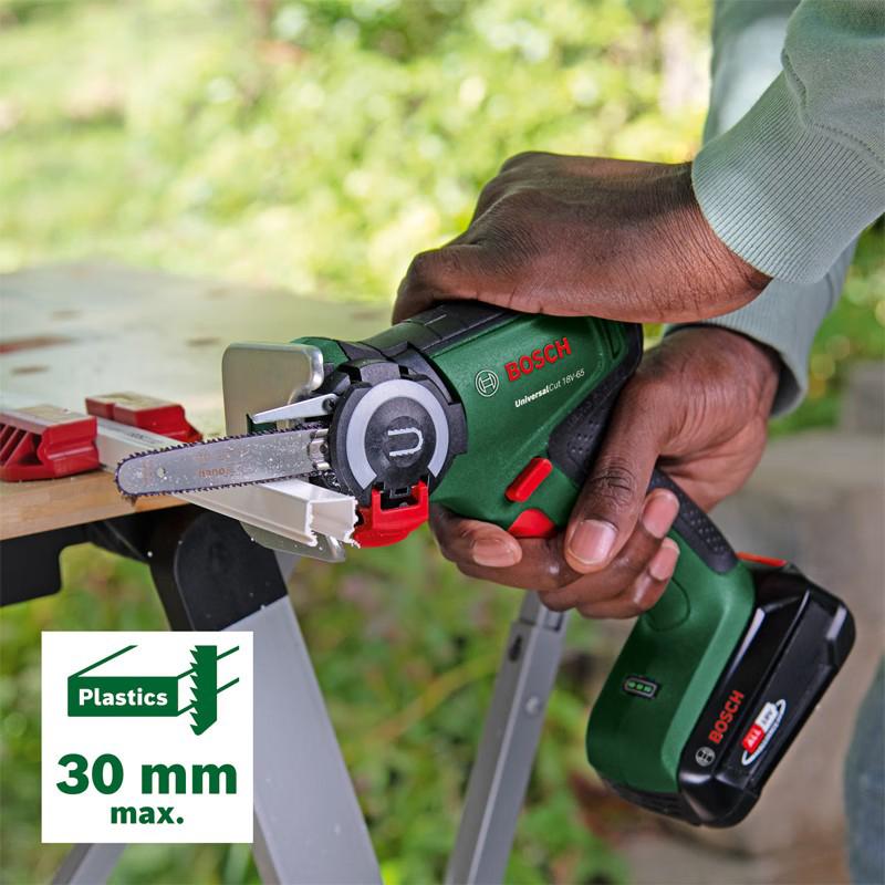 Bosch Cordless Mini Chain Saw Advanced Cut 18V Advanced Cut 18V Cordless Mini Chain Saw Without Battery