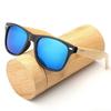 Wood Sunglasses Men Women Square Bamboo Women for Women Men Mirror Sun Glasses Oversize Retro Masculino Handmade