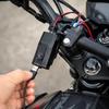 Прямой проводной USB-разъем для мотоцикла, водонепроницаемый адаптер с креплением на зеркало, розетка для быстрой зарядки и кабель-удлинитель для ежедневных поездок, использования телефона и