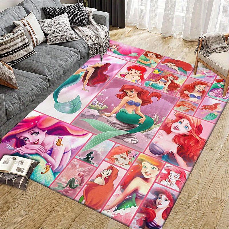 1 шт. Ковер с рисунком персонажей мультфильмов Disney, ковер для зоны, нескользящий ковер, коврик для пола, стирающийся вручную, подходит для гостиной, спальни, домашнего декора
