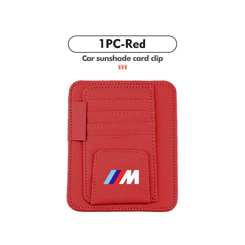 XKUGH1 For BMW New 2025 For BMW Car Sunshade Card Package Holder Sunglasses Ticket Card Clip Accessory X1 X3 X5 E39 E46 E90 F20 E60 F30