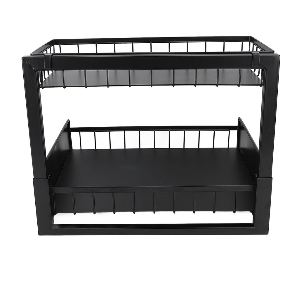 Органайзер под раковиной, съемный двухслойный металлический выдвижной шкаф, органайзер для выдвижной полки под раковину