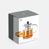 Heat-Resistant Glass Teapot with Stainless Steel Infuser