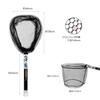 Landing Compact Fiberglass with Small Joint Retractable Landing Net for Freshwater and Saltwater Use Net, 3.9m, Handle,