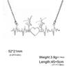 Cazador Ballet Ballerina Dancing Pendant Necklaces for Women Stainless Steel Jewelry Birthday Gift Necklace Wholesale 2026