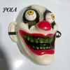 Resistant to Falling Halloween Mask Horror Full Face with Protruding Bloodshot Eyeballs, Scary Party Creepy Secret Room Script Prop for Adult Cosplay