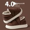 Women's Down Cotton Slippers: Cozy, Warm, Non-Slip, Thick-Sole; Perfect for Indoor/Outdoor Use in All Seasons