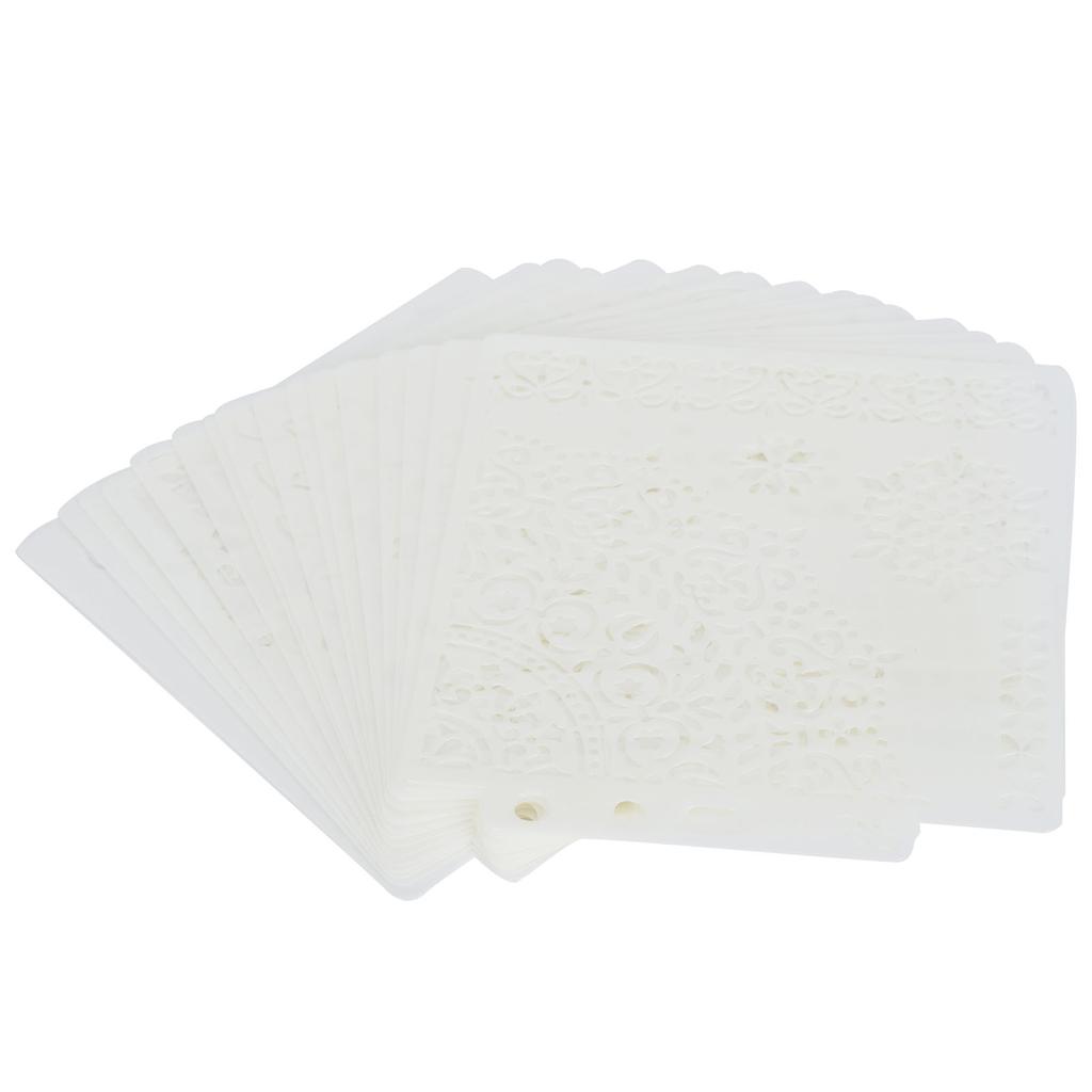 16Pcs Mandala Template Painting Drawing Stencils Set DIY Making Mold Art Craft Supplies