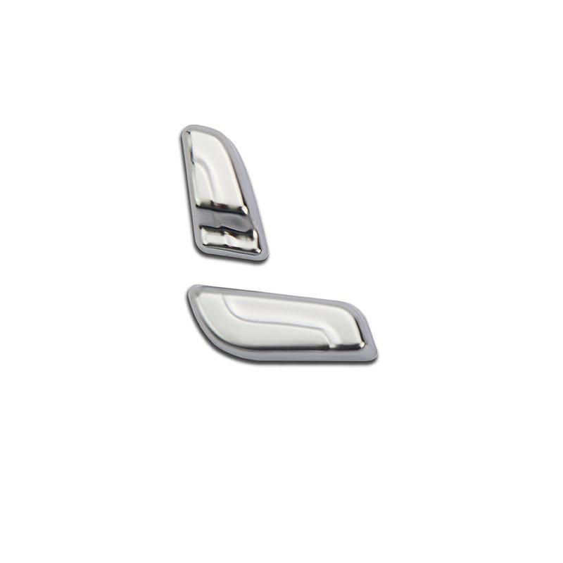 Декоративные накладки на кнопки сидений для салона Mercedes C180, C200, GLK260, GLK300