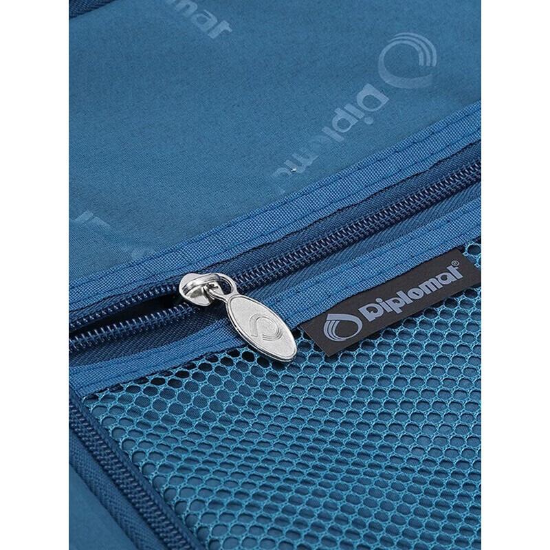 Diplomat Haze Blue Frosted 20-inch Spinner Luggage